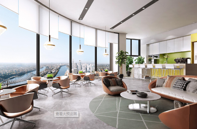 上海办公室独特设计：梦幻展柜展现品牌魅力