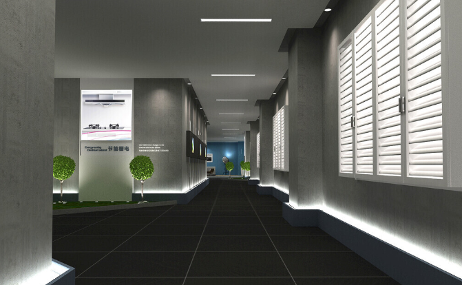 办公室设计装修走道颜色选择什么好看