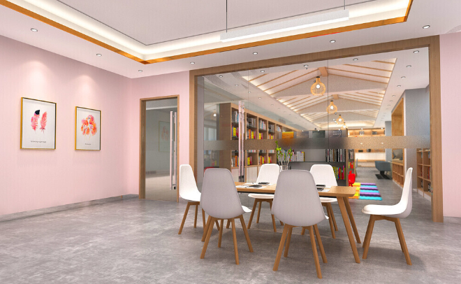 办公室装修休闲区：橙色的魅力