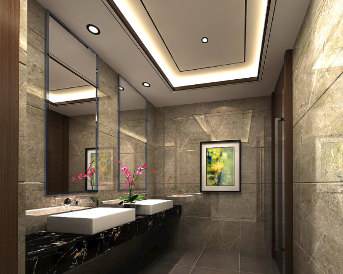 办公室装修：洗手间是否需要放置花卉？