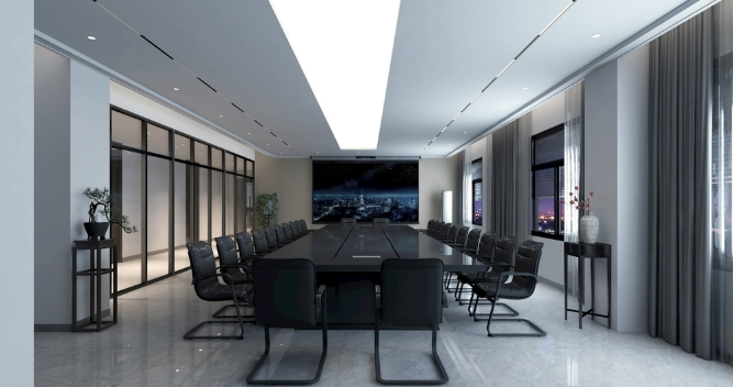 办公室装修设计会议室桌椅选择与布局