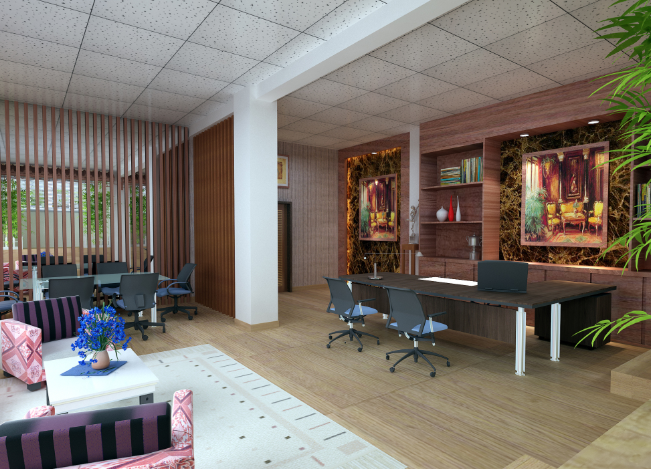 办公室装修接待区如何设计沙发