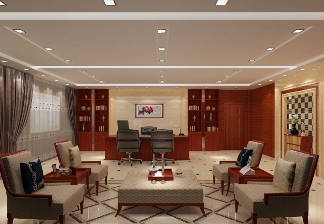 未来风格办公室装修设计：打造时尚、舒适与高效的会谈室