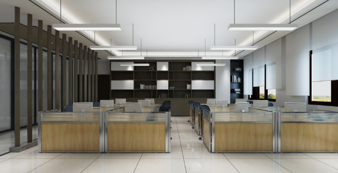 办公室装修设计:原木色工位的美学魅力 办公室装修设计:原木色工位的美学魅力