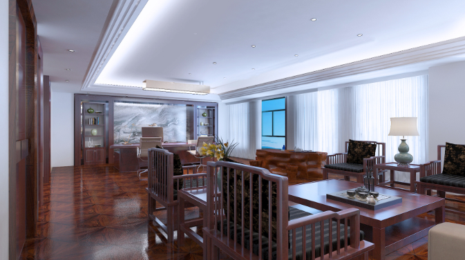 董事长办公室装修中式风的设计要点