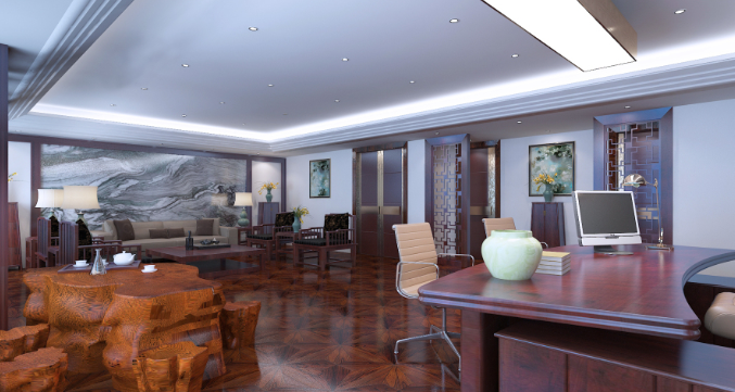 董事长办公室装修如何选择一款合适的茶桌