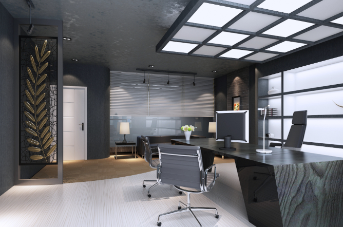 总监办公室设计用灰色是否合适