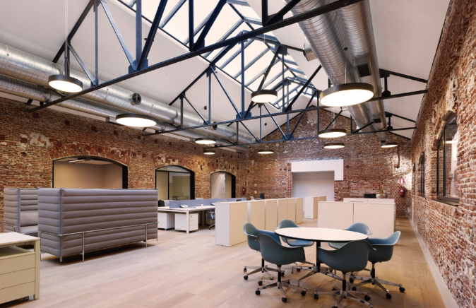 工业风在开放式办公室装修中的巧妙运用 工业风在开放式办公室装修中的巧妙运用