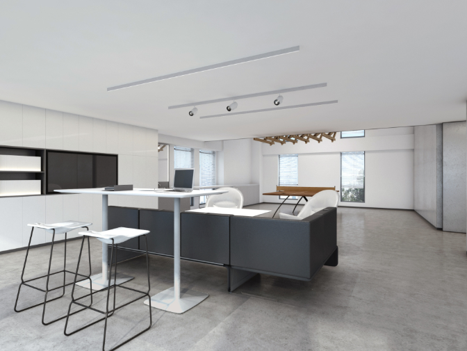 上海办公室装修摆放高脚椅的优势与劣势