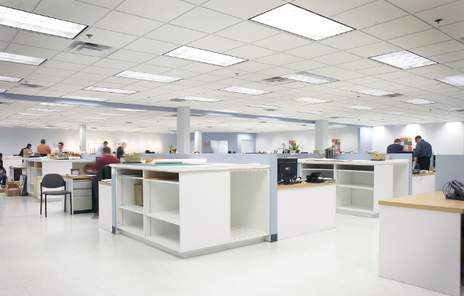 200平米办公室装修LED灯的选择与效果 200平米办公室装修LED灯的选择与效果