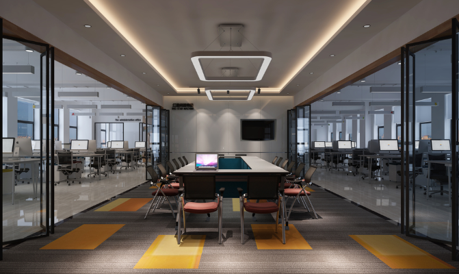 办公室装修如何设计多功能会议室