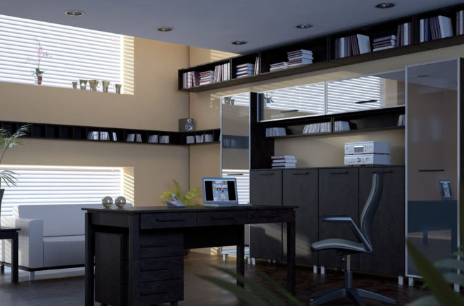 办公室装修设计：木纹贴纸饰面的优劣分析