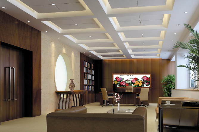 上海海办公室装修墙面选择那种有色涂料好