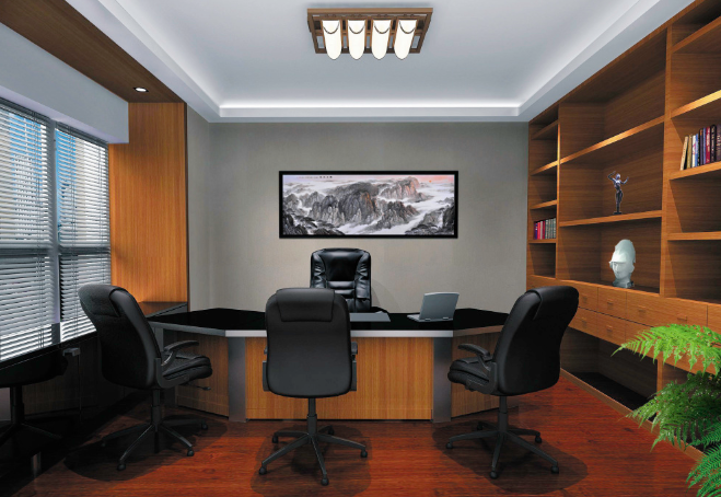 上海办公室设计中的绿植固定位安装方法