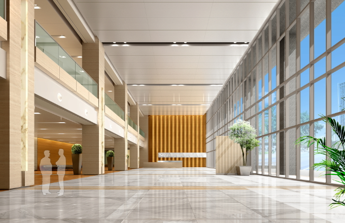 上海写字楼装修如何设计大厅装饰