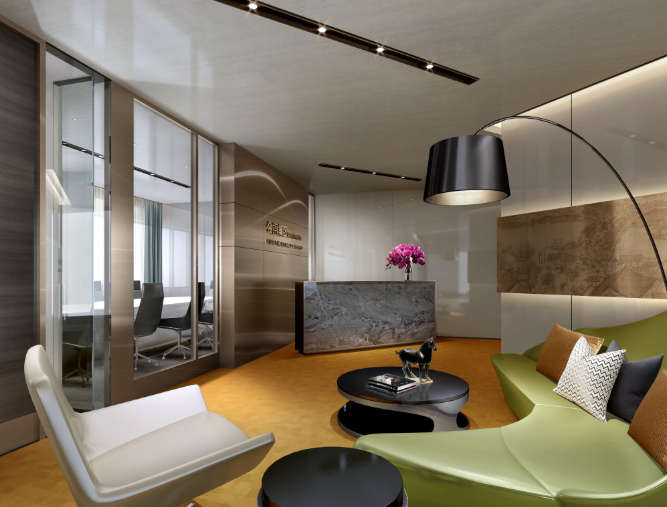 上海办公室装修前台是否需要设计沙发