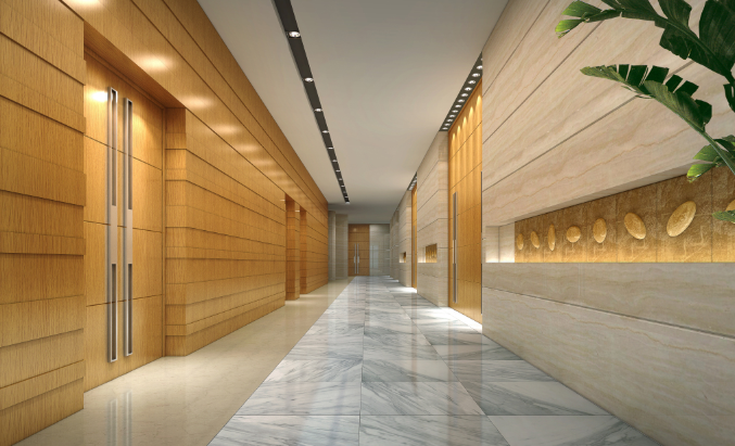 办公室装修走道吊顶灯槽的设计与安装