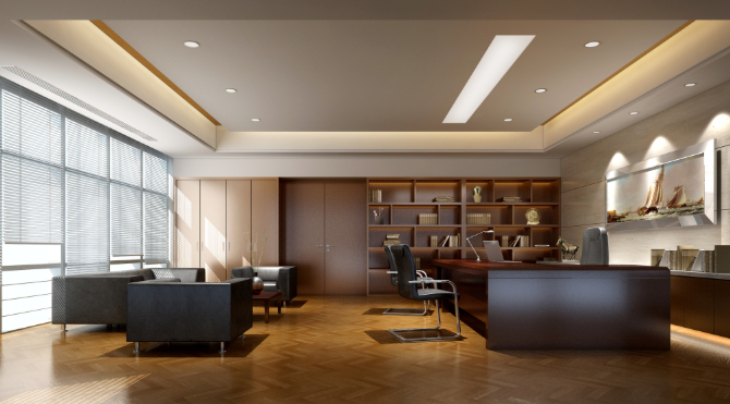 CEO办公室装修是否需要设计书架