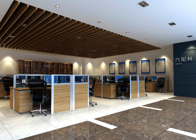 上海办公室装修设计：办公桌颜色的选择