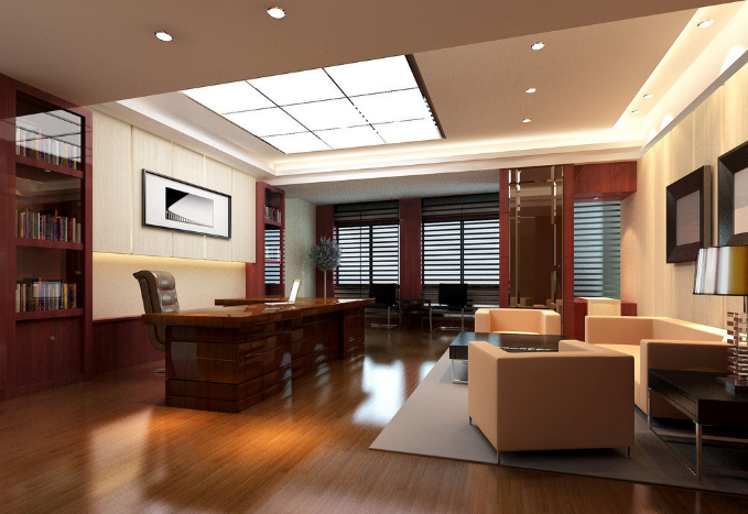 总裁办公室装修设计：办公桌选择的智慧