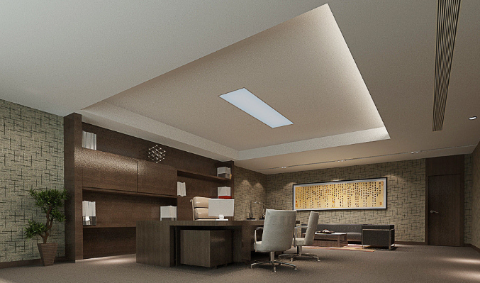 上海办公室装修如何设计原木风家具