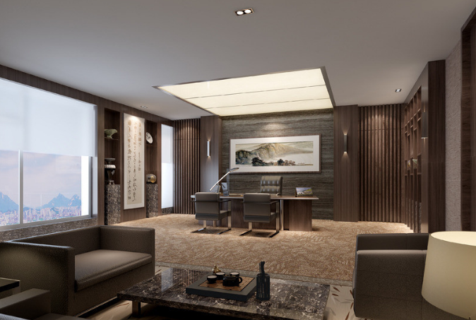 上海办公室装修中为何董事长办公室应在公司最后方