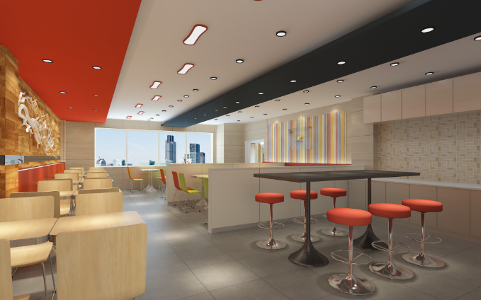 上海办公室装修设计餐厅颜色选择指南