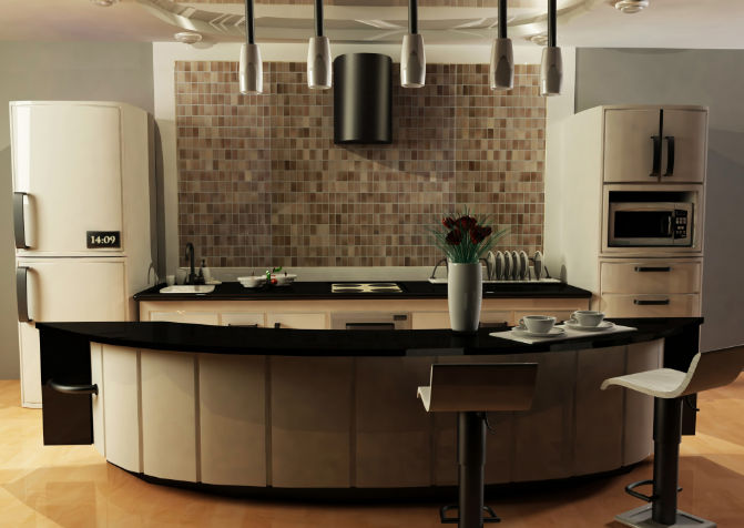 上海办公室装修吧台设计的要点与技巧