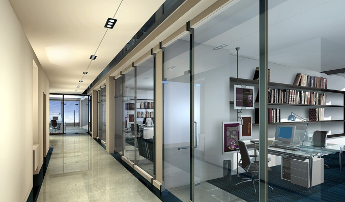 上海办公室装修:如何选择合适的玻璃门品牌