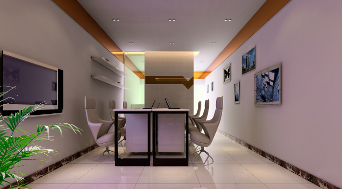 红色衣架在上海办公室装修设计中的巧妙运用