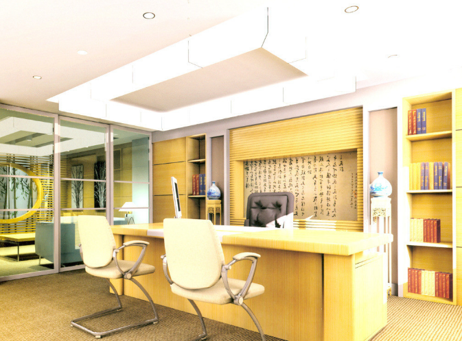 上海办公室装修设计中自动门的时尚优势