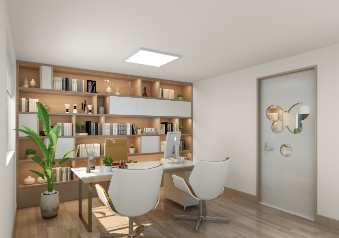 白色吊顶在上海办公室装修中的美学与实用效果分析