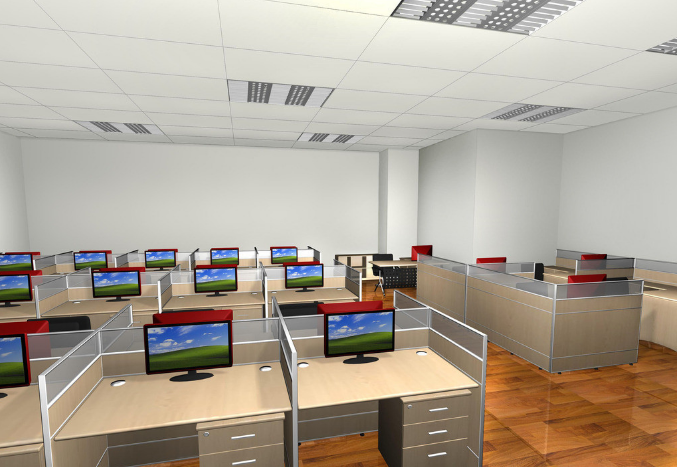 上海办公室装修如何设计灯膜基层