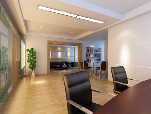 上海办公室装修如何设计平板灯