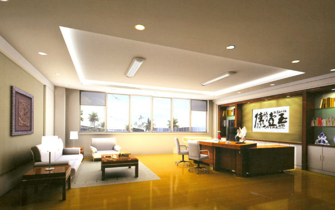 上海办公室装修设计是否需要吊线灯