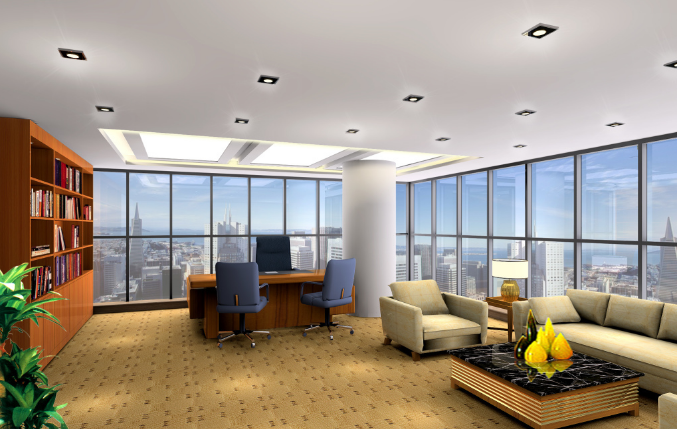 上海办公室装修设计使用中纤板的优势