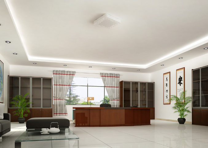 上海办公室装修设计选择硅钙板吊顶的优势