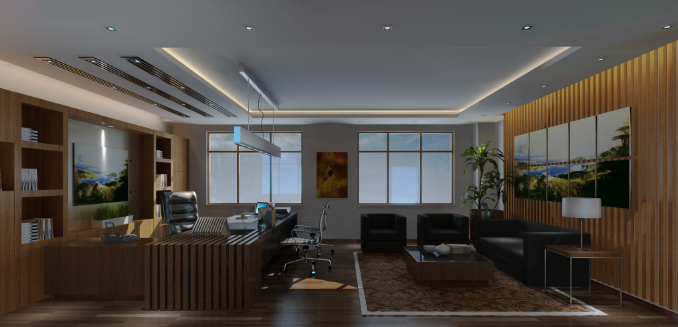 办公室装修设计铜质防盗门选什么颜色好