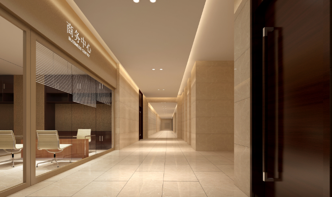 办公室设计装修选择棉麻布窗帘是否可以