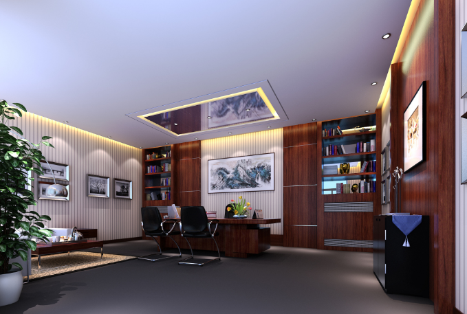 冷色调的魅力：办公室装修设计中的效率提升者