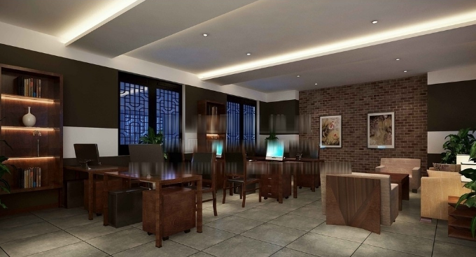 褐色地毯在办公室装修设计中的审美价值与实践考量