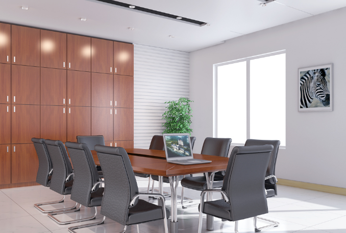 玫瑰红家具在办公室装修设计中的适用性分析