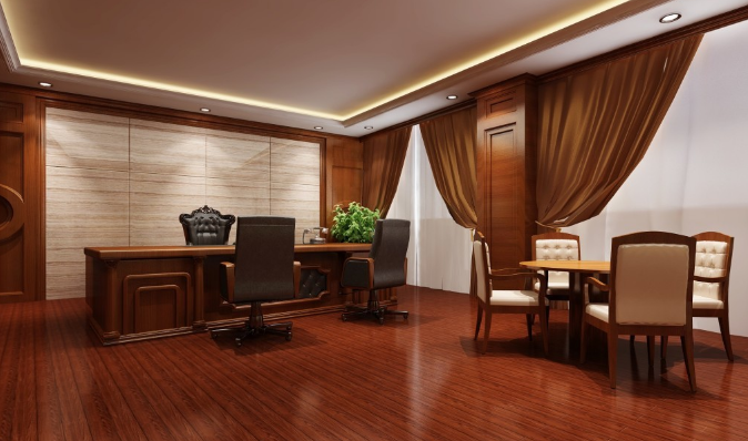 玫瑰红家具在办公室装修设计中的普及与影响
