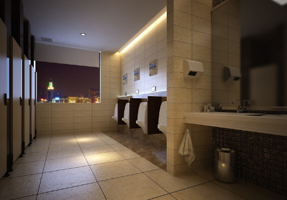 上海办公室装修如何巧妙设计厕所空间