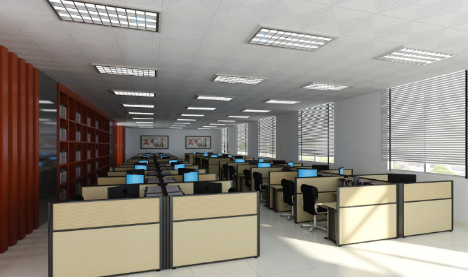 上海办公室装修设计中墙面装饰画的重要性