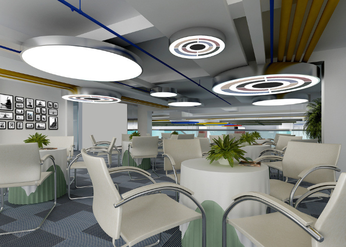 多边形储物格在上海办公室装修设计中的优势