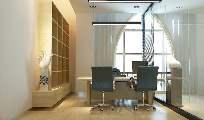 办公室装修设计如何选购木质高架地板