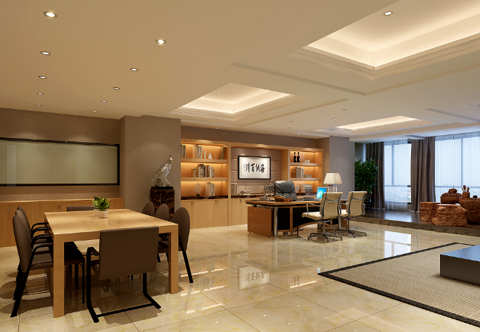 灰色丝毯在办公室装修设计中的美学价值