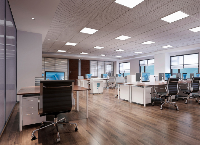 上海办公室装修设计中壁灯的应用及其优势