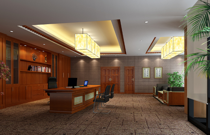 红白双色在上海办公室装修设计中的应用